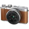 富士フイルム X-M1 ダブルレンズキット ブラウン XC16-50mmF3.5-5.6/XF27mmF2.8【送料無料】5000円キャッシュバックセール中