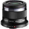 オリンパス M.ZUIKO DIGITAL 45mm F1.8 マイクロフォーサーズ ブラック【送料無料】