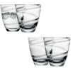 LSA MALIKA TUMBLER CLR THK SPIRAL 4SET TLA 0600 (PU 1) 代金引換・日時指定不可